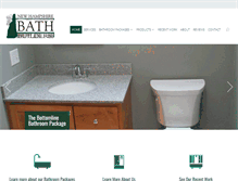 Tablet Screenshot of nhbathbuilders.com